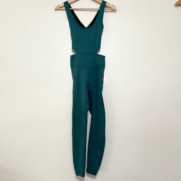 NWT Free People Movement Back It Up Onesie in Pacific - Picture 5 of 6